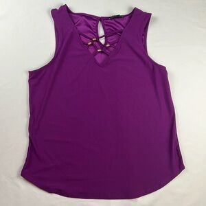A.U.W. - Women’s Sleeveless Top - Medium - Purple